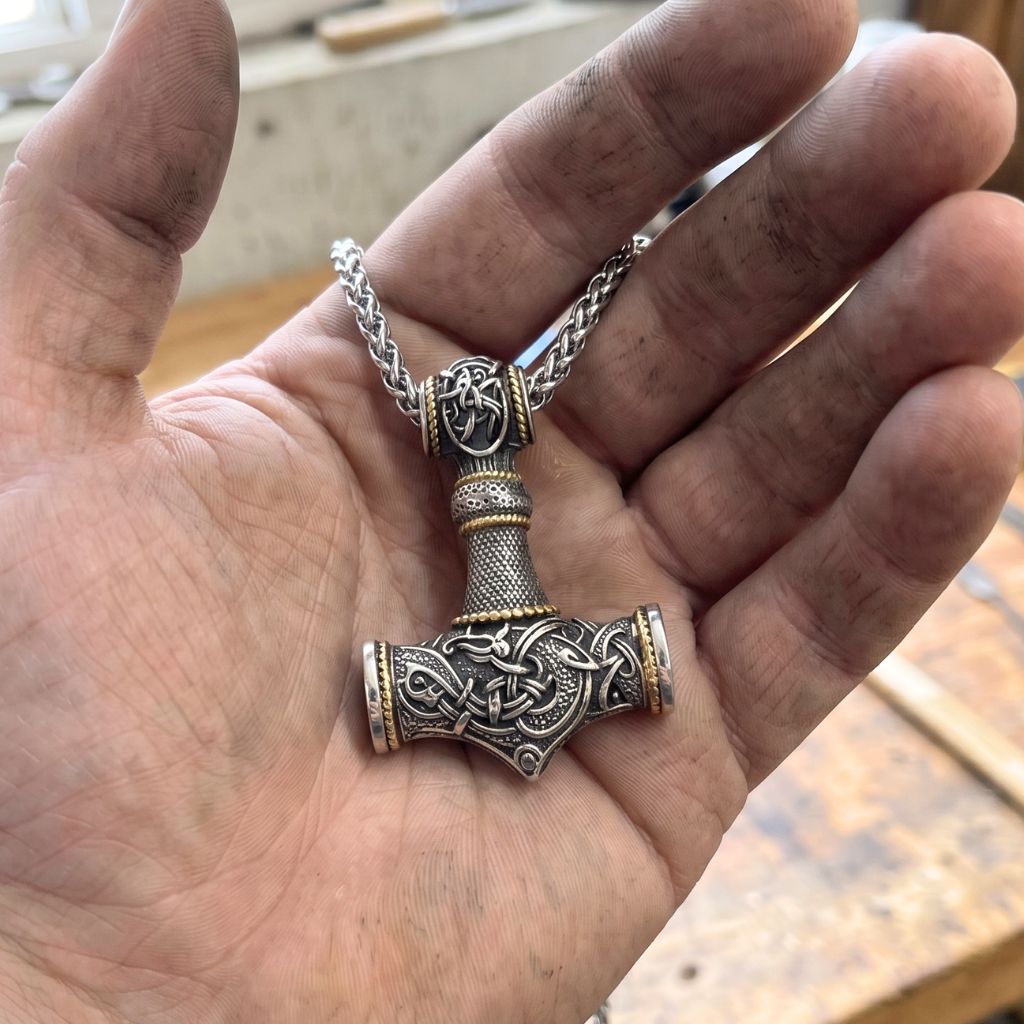 MJOLNIR NECKLACE - STAINLESS STEEL