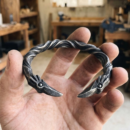 RAVEN  ARM RING - STAINLESS STEEL