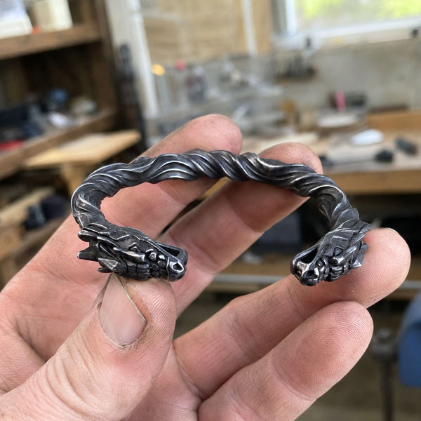 FAFNIR ARM RING - STAINLESS STEEL