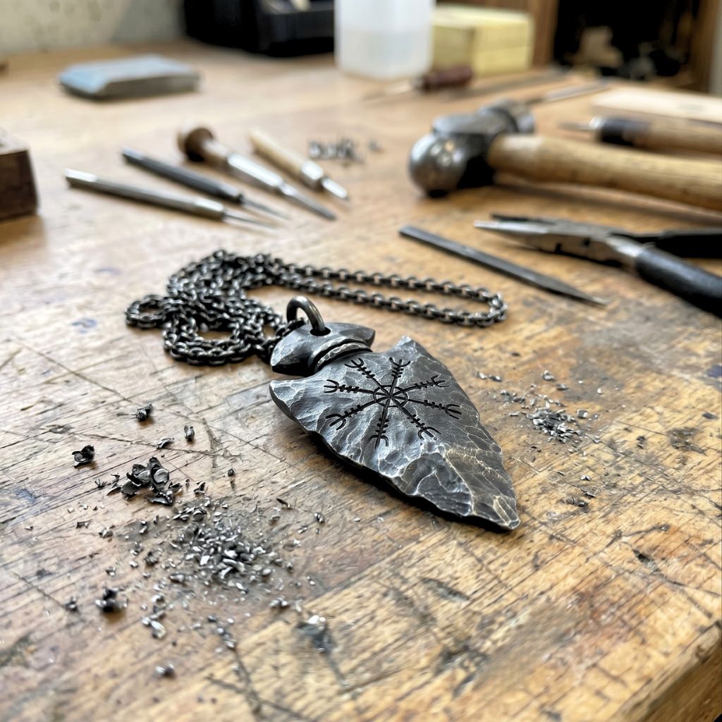 AEGISHJALMUR SPEARHEAD - STAINLESS STEEL