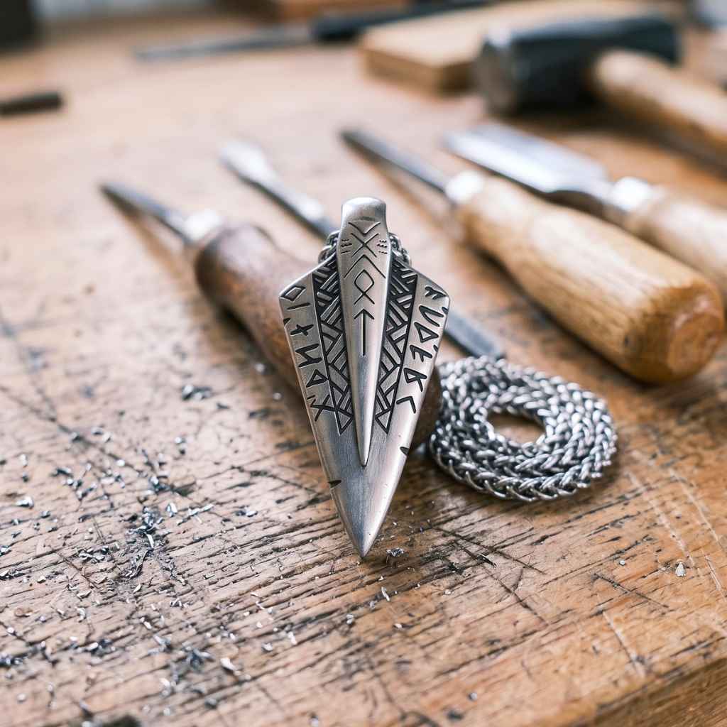 RUNIC SPEARHEAD - STAINLESS STEEL