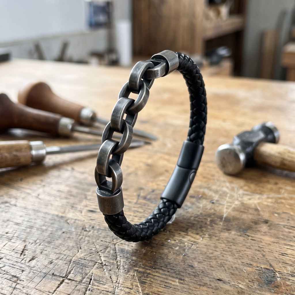 GLEIPNIR BRACELET - STAINLESS STEEL