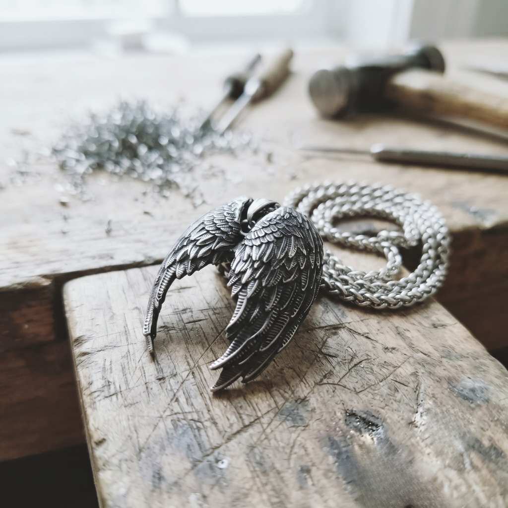 VALKYRIE WINGS - STAINLESS STEEL