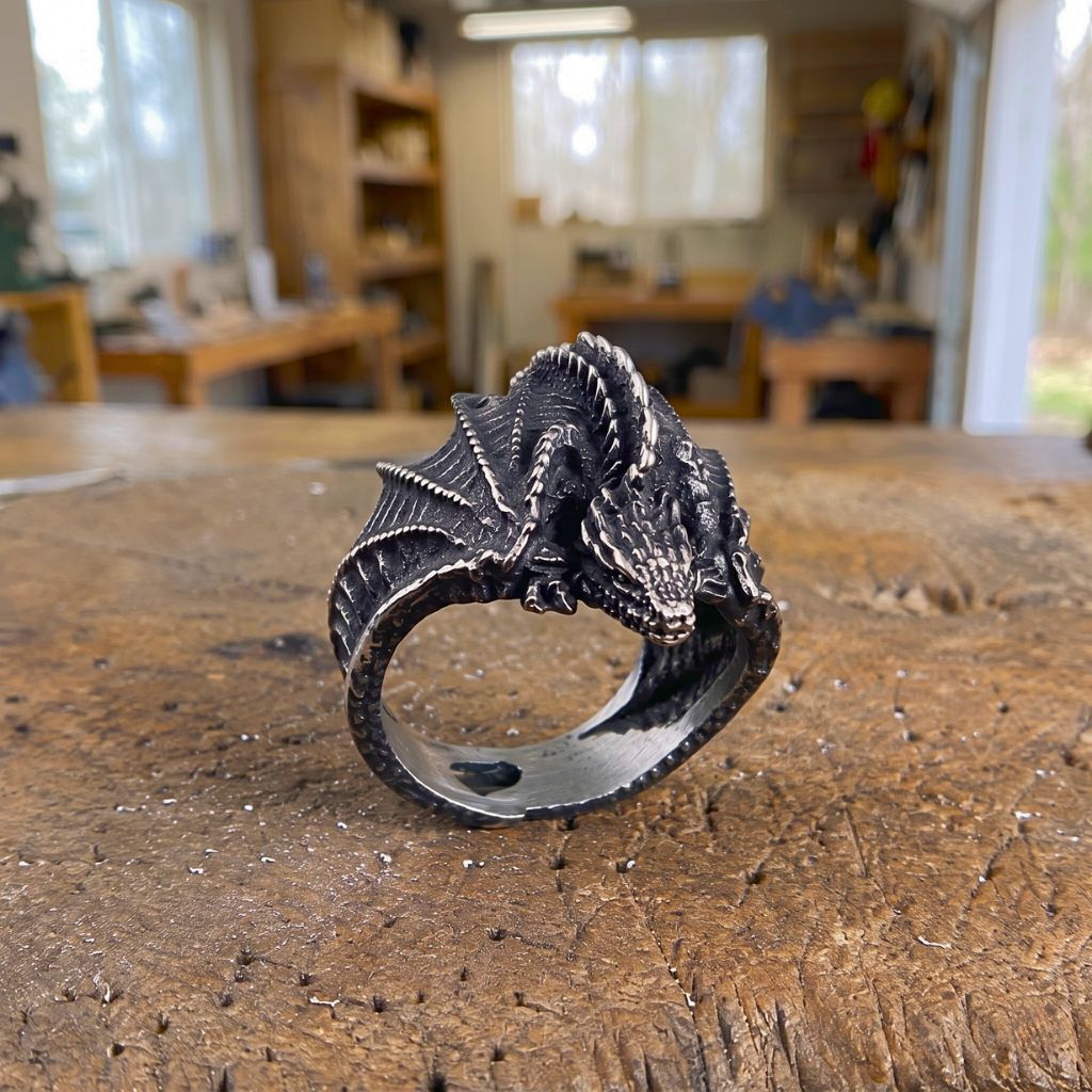 NÍÐHÖGGR DRAGON - STAINLESS STEEL