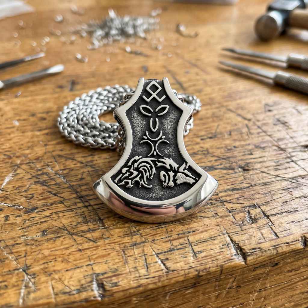 WOLVES AXEHEAD - STAINLESS STEEL