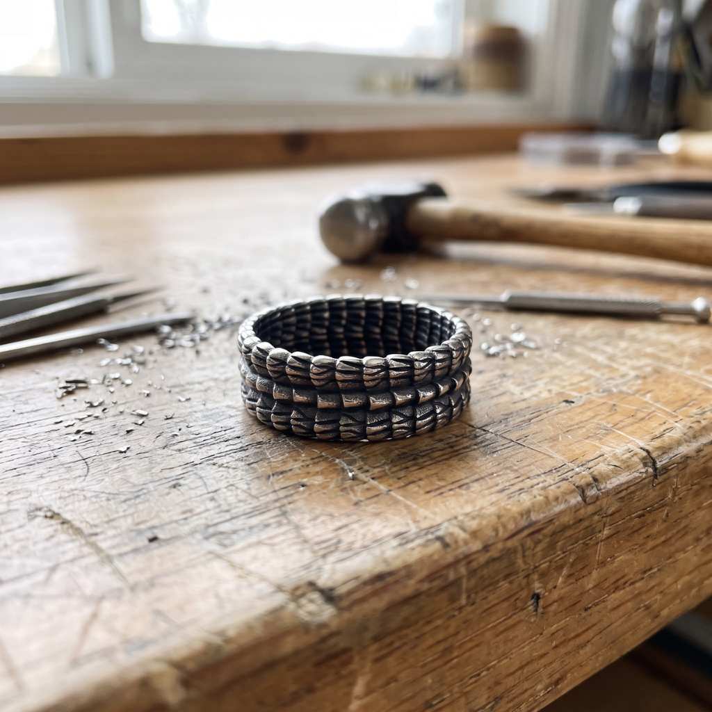 DRAGON SCALE - STAINLESS STEEL