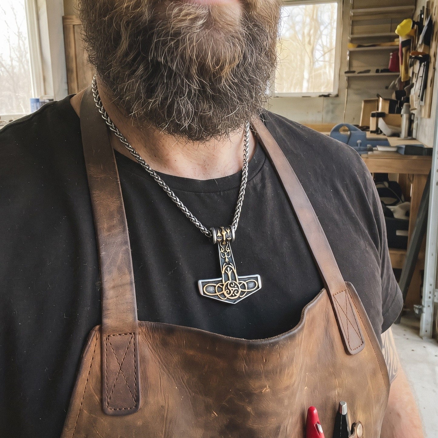 GOLDEN KNOT MJOLNIR - STAINLESS STEEL