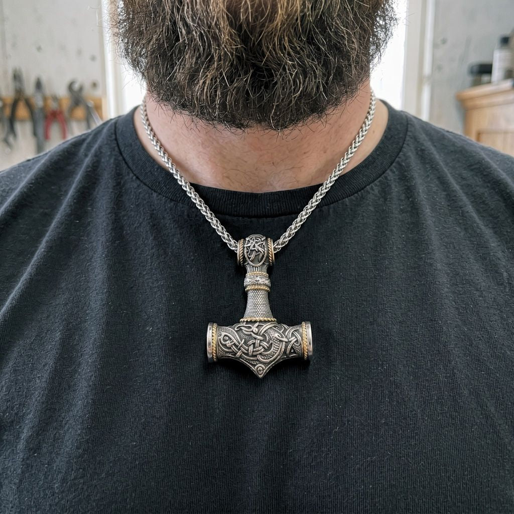 MJOLNIR NECKLACE - STAINLESS STEEL