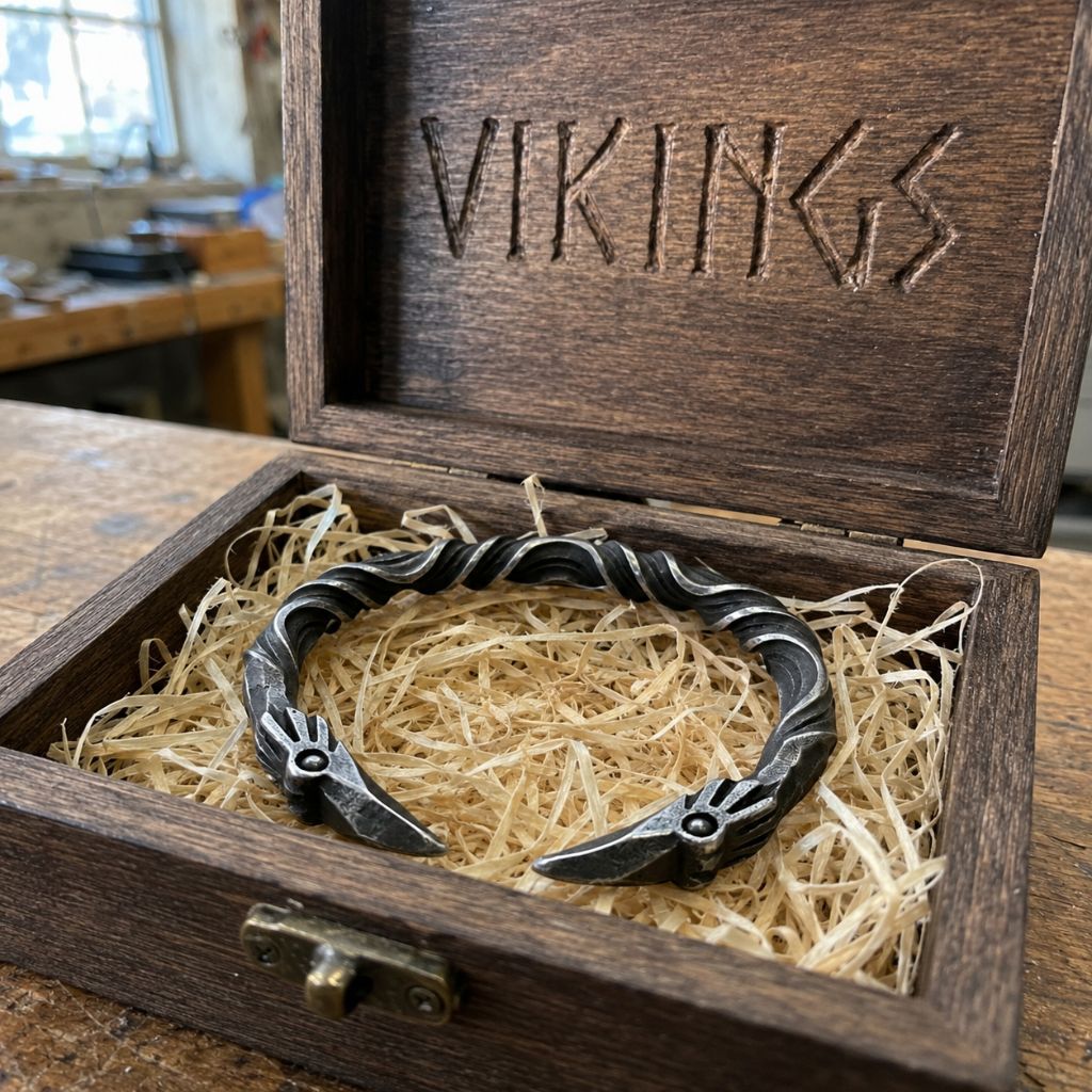 RAVEN  ARM RING - STAINLESS STEEL
