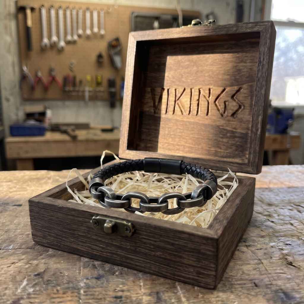 GLEIPNIR BRACELET - STAINLESS STEEL