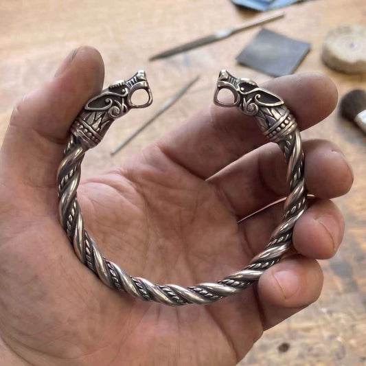 DRAGON ARM RING - STAINLESS STEEL