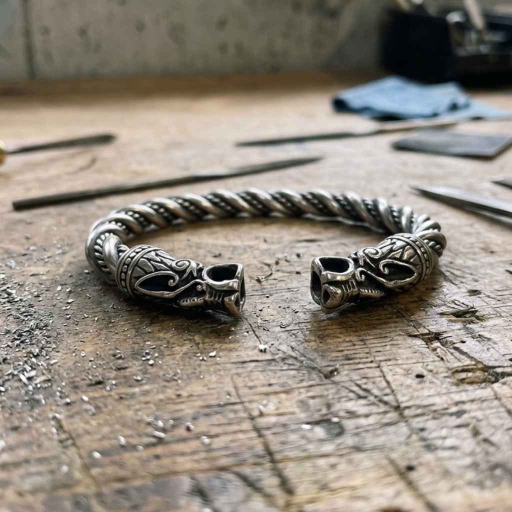 DRAGON ARM RING - STAINLESS STEEL