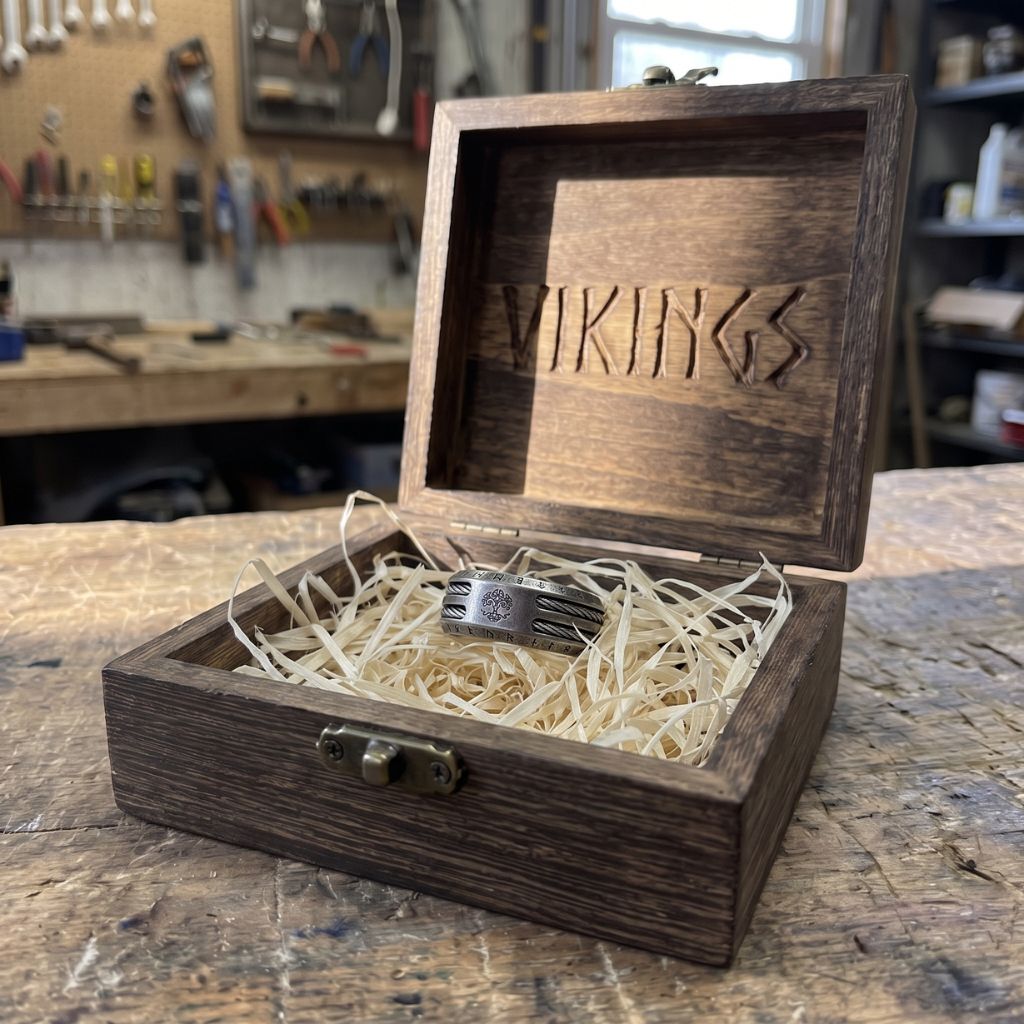 ODIN'S SACRIFICE YGGDRASIL RUNES RING - STAINLESS STEEL