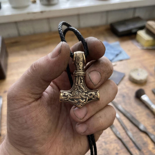 THOR MAMMEN ART MJOLNIR PENDANT - STAINLESS STEEL