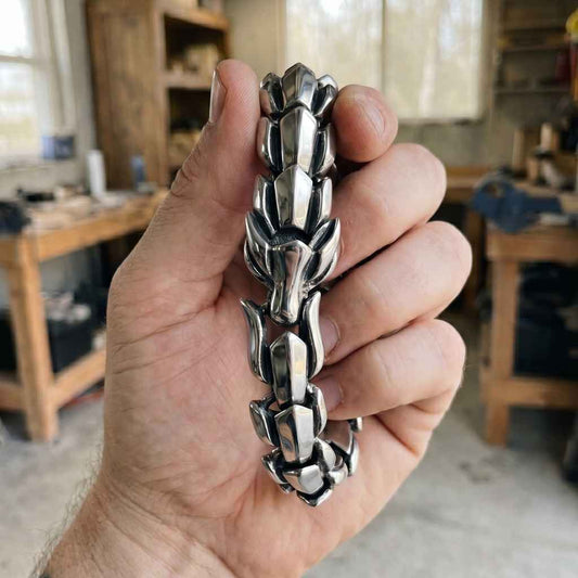 JORMUNGANDR BRACELET - STAINLESS STEEL