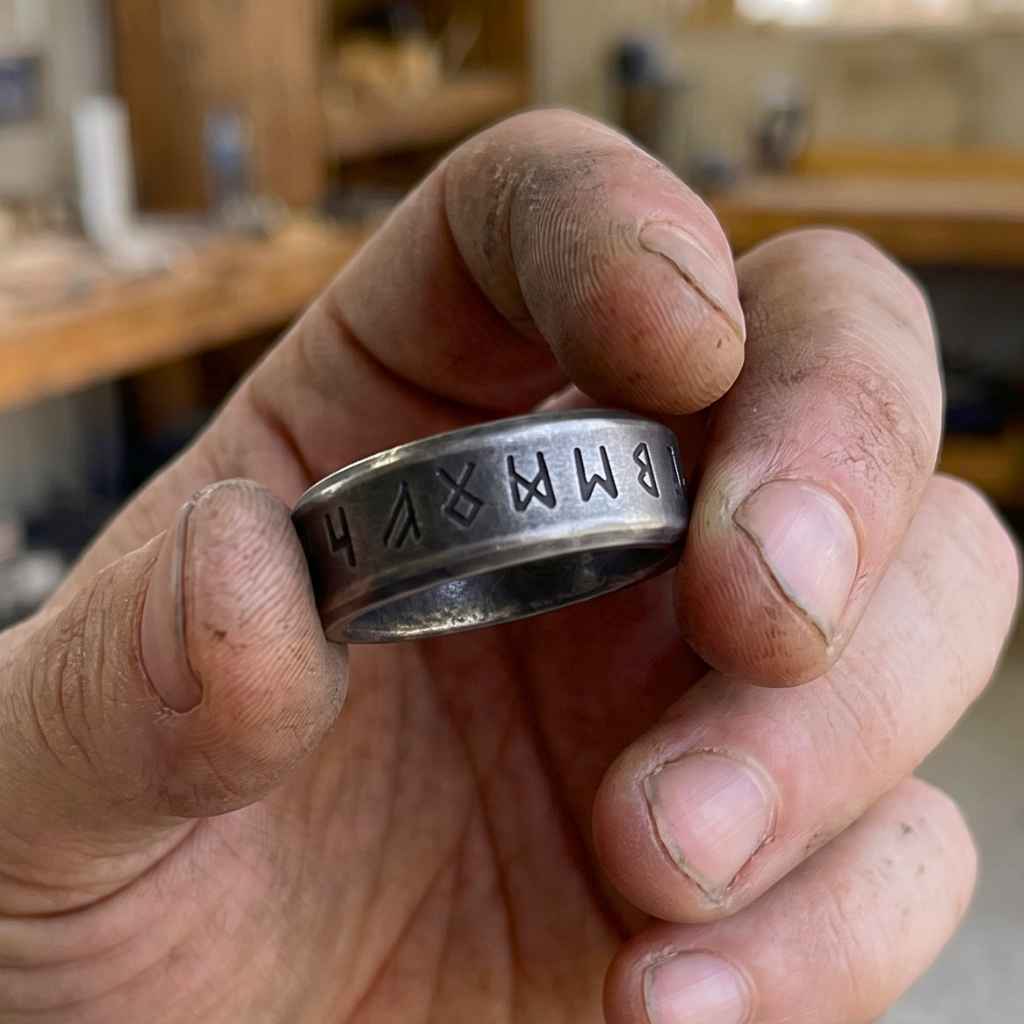 RUNIC ALPHABET - STAINLESS STEEL