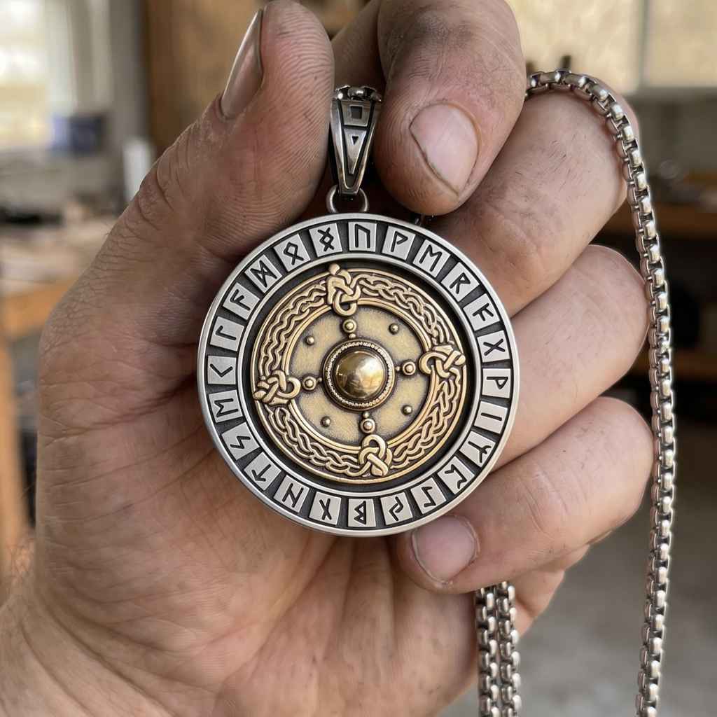 VIKING SHIELD - STAINLESS STEEL
