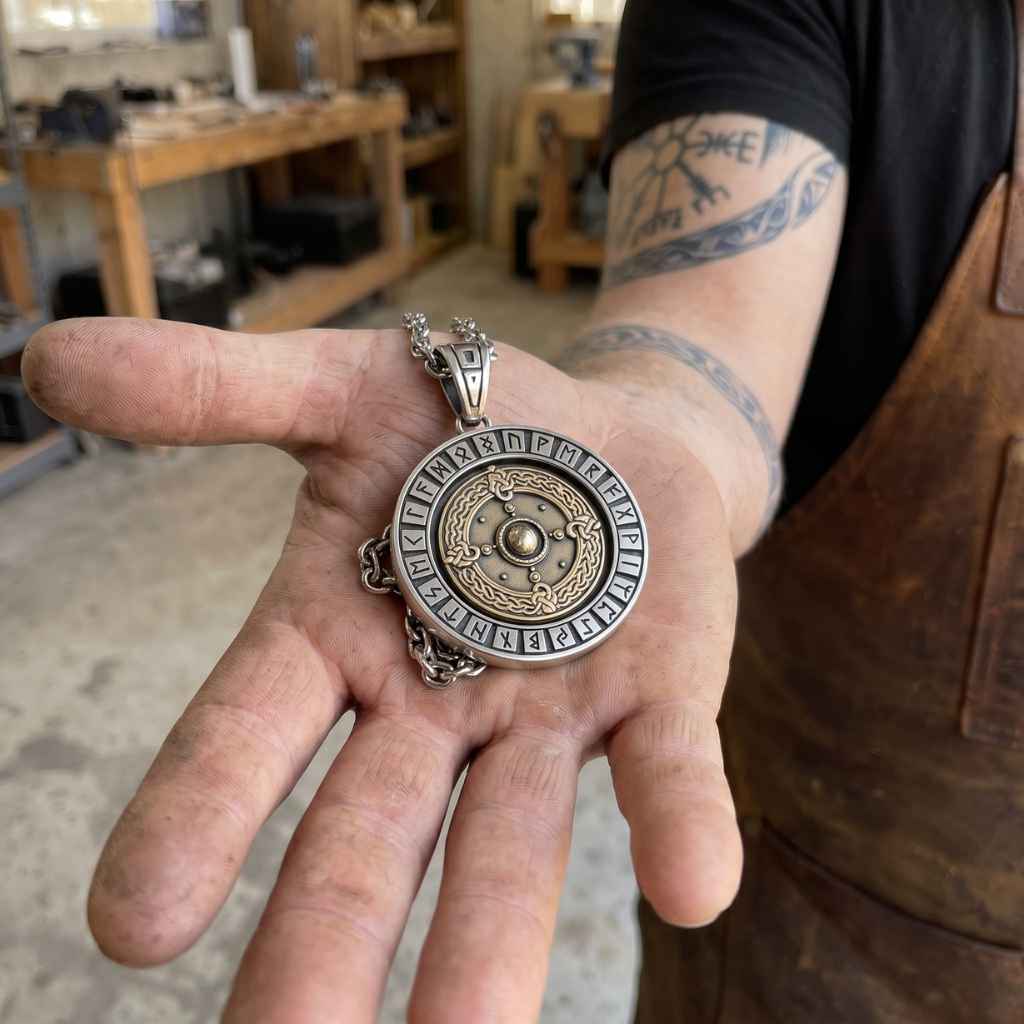 VIKING SHIELD - STAINLESS STEEL